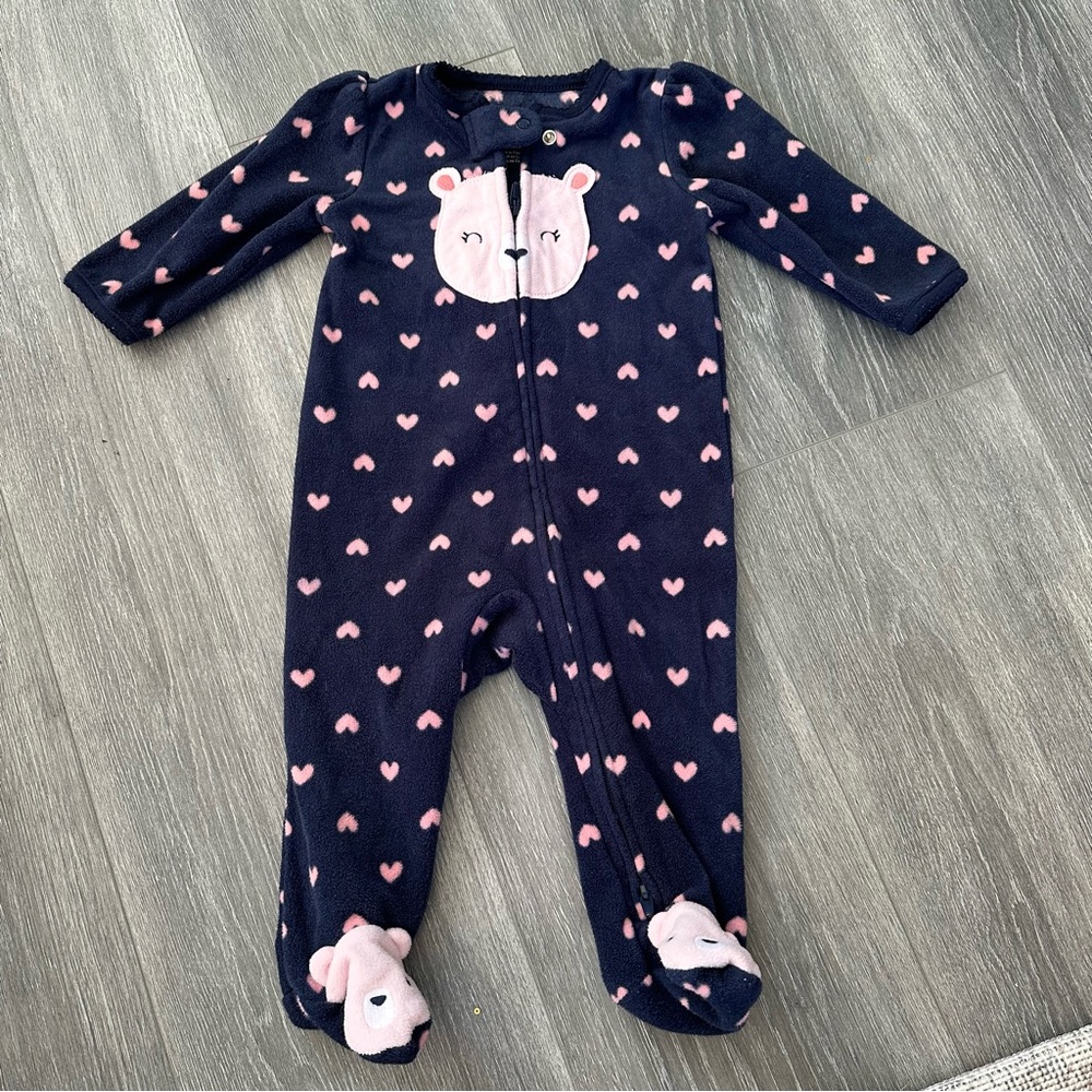 Fleece Carter Onesie (6M)